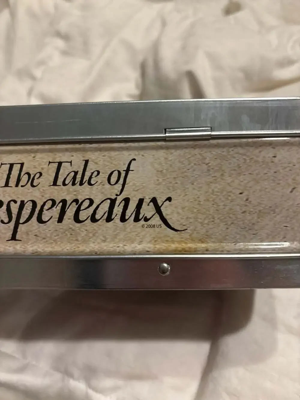 The Tale of Despereaux Vintage 2008 Metal Lunchbox Universal Studios